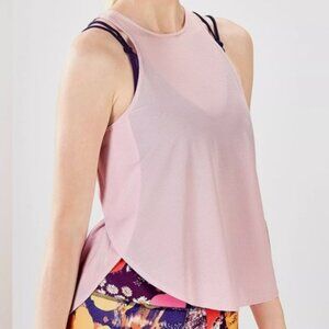 Fabletics Cashel Cropped Swing Top in Petal (Pink)